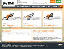 Tablet Screenshot of bmi-as.stihl-viking.dk