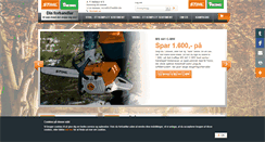 Desktop Screenshot of ap-hellisen-as.stihl-viking.dk